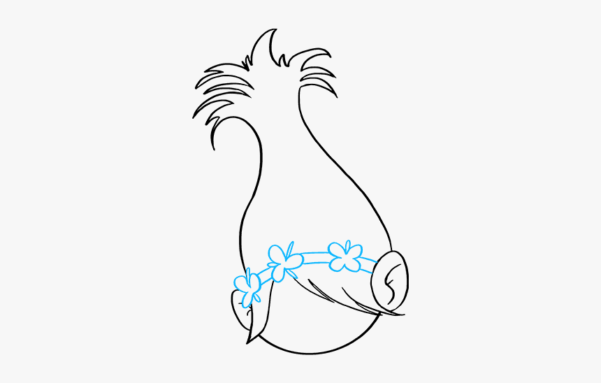 How To Draw Poppy From Trolls - Rooster, HD Png Download, Free Download