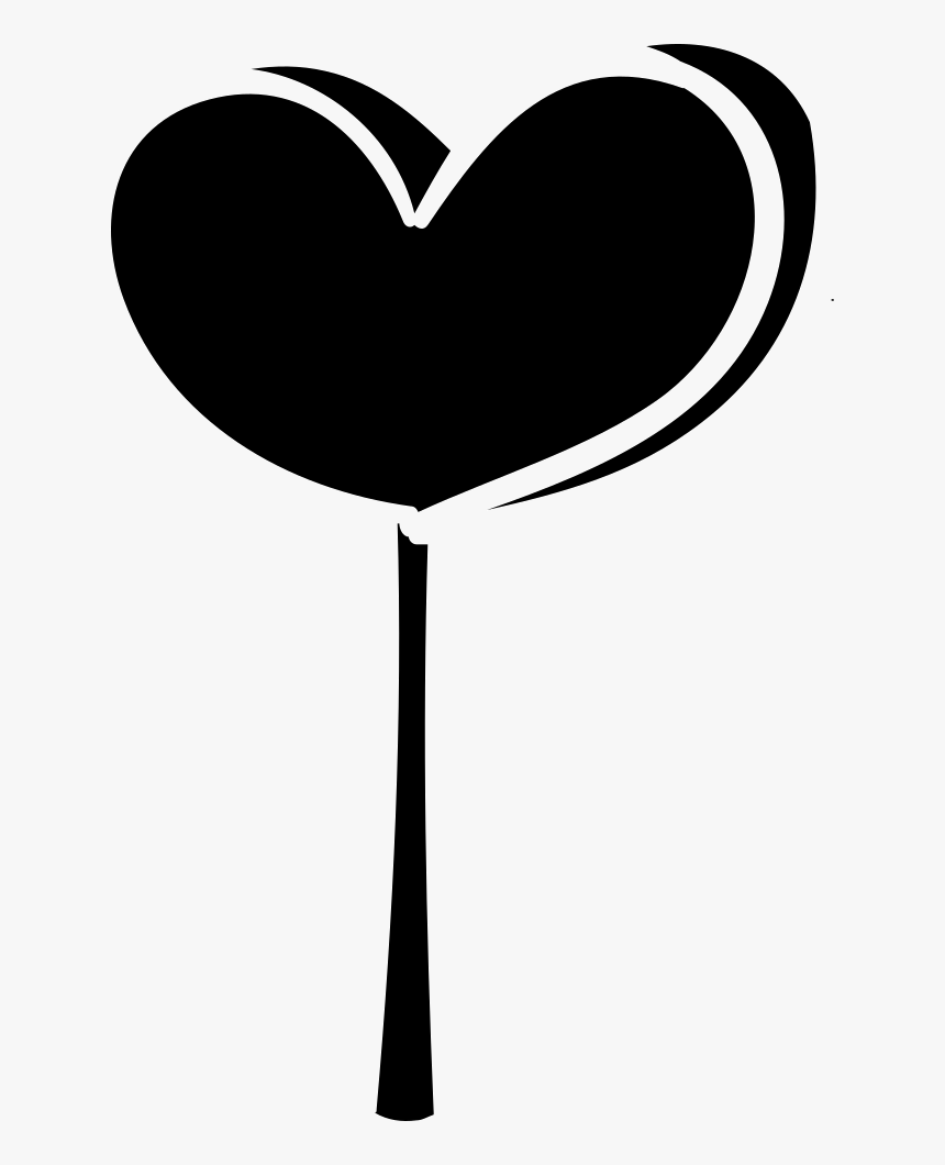Heart Shaped Lollipop - Heart, HD Png Download, Free Download
