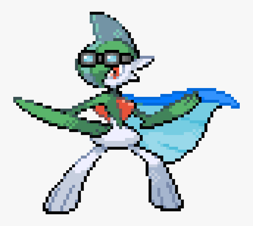 Leaf The Gallade - Pixel Art Pokemon Gallame, HD Png Download, Free Download