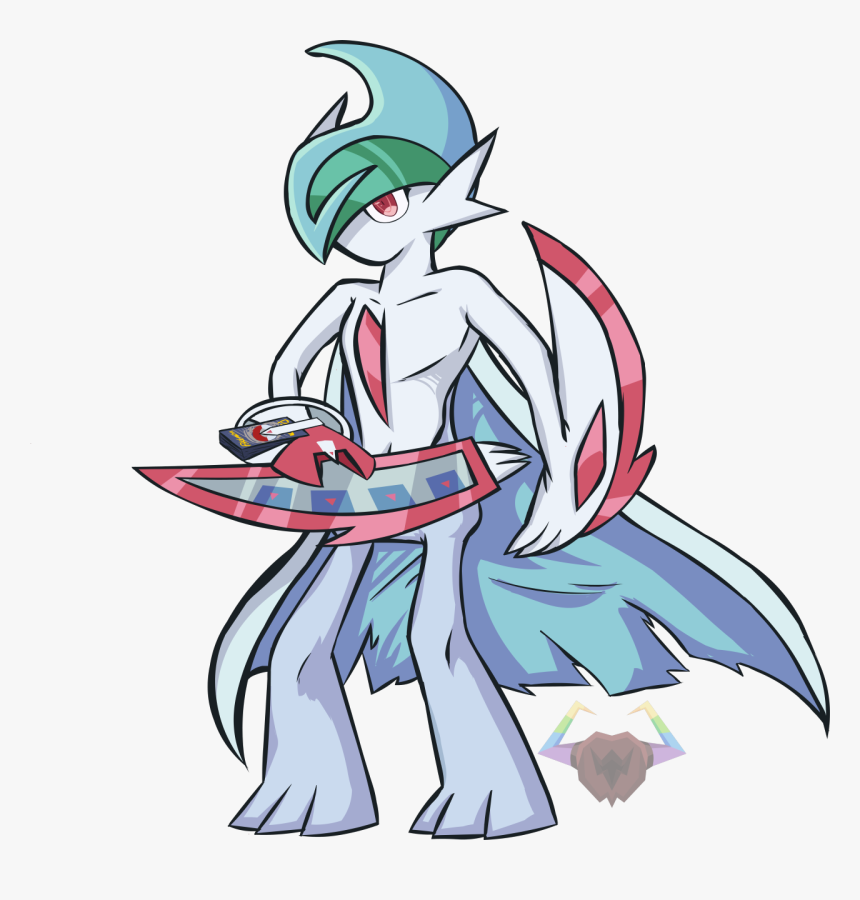 Transparent Gallade Png - Gallade Duel Disk, Png Download, Free Download