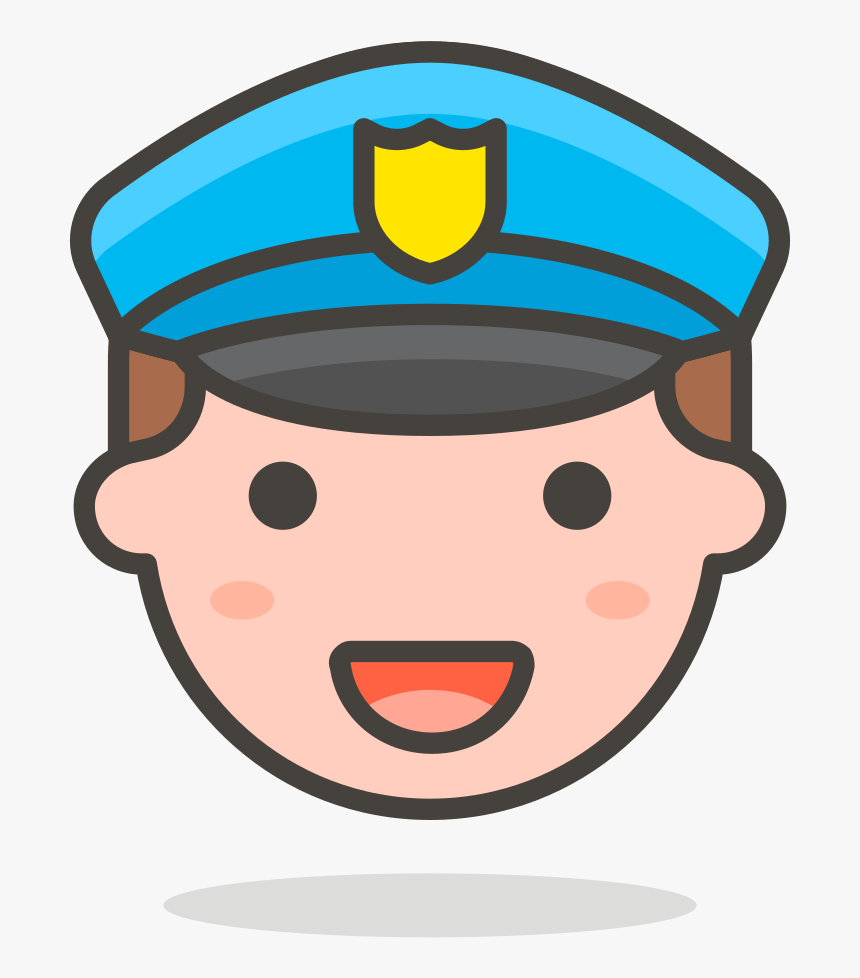 Transparent Police Officer Clipart - Policia Emoji Png, Png Download, Free Download