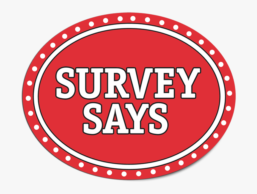 Survey Says Game Show Logo - Circle, HD Png Download, Free Download