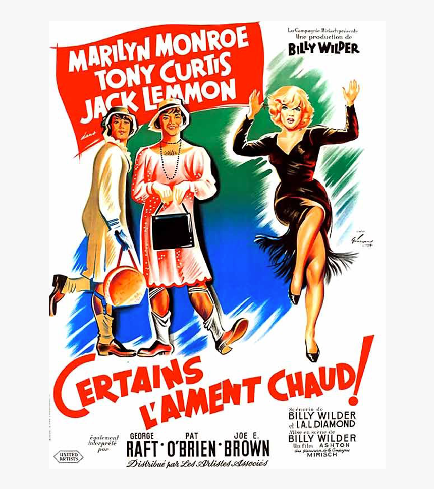 Some Like It Hot Movie Posters, HD Png Download, Free Download