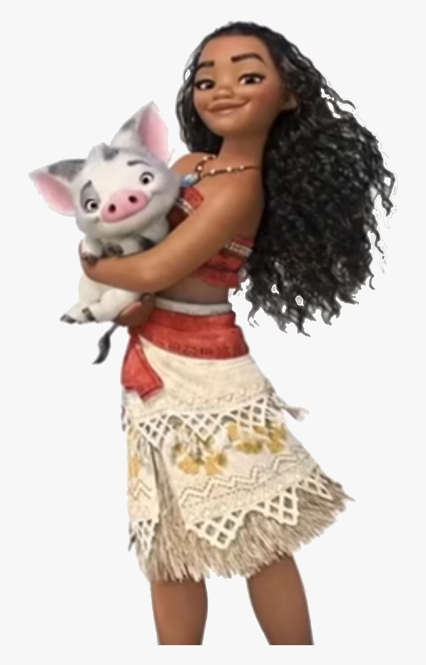 High Quality Moana Cliparts - Moana And Her Pig, HD Png Download, Free Download