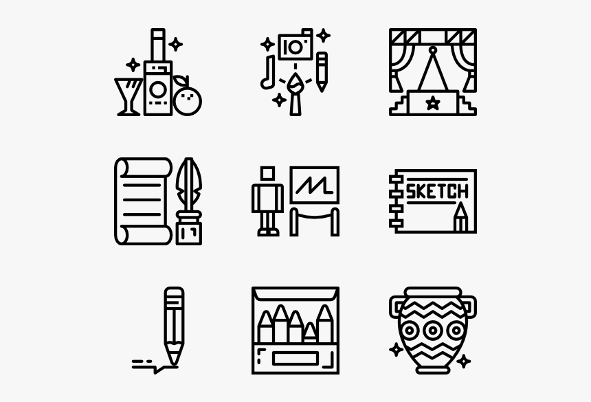 Fine Arts - Design Vector Icon, HD Png Download, Free Download