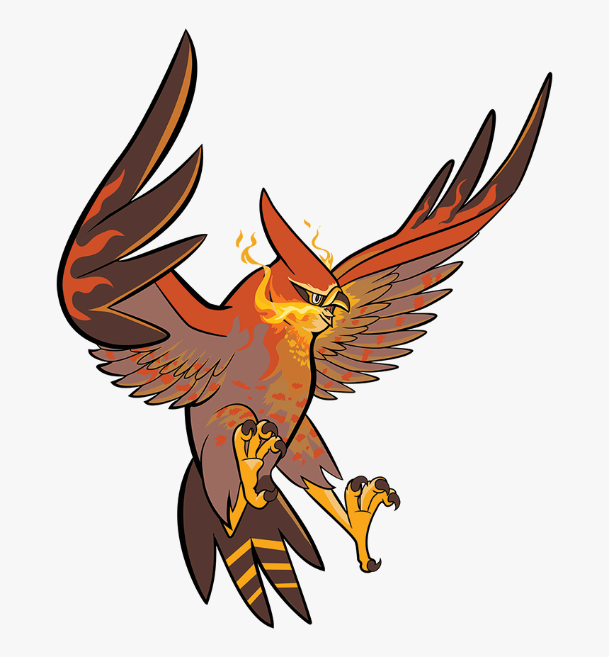 Pokemon Draft League Logos , Png Download - Talonflame Fire, Transparent Png, Free Download