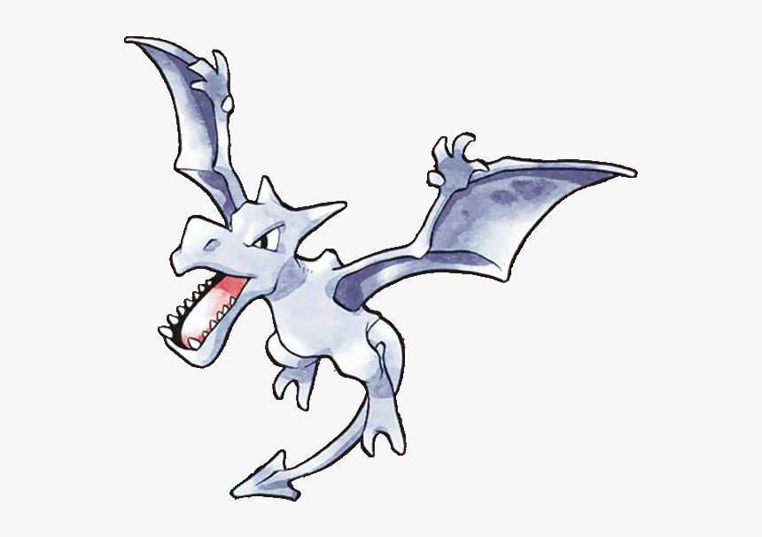 Aerodactyl Sugimori Art Shiny, HD Png Download, Free Download