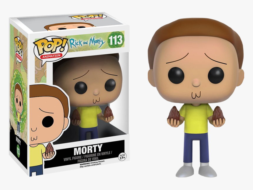 Morty Pop Vinyl Figure - Funko Pop Vinyl Rick And Morty, HD Png Download, Free Download