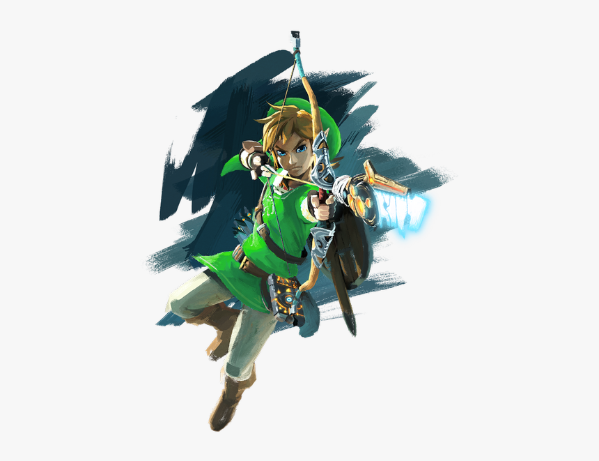 Link Botw Png - Link Botw Green Tunic, Transparent Png, Free Download