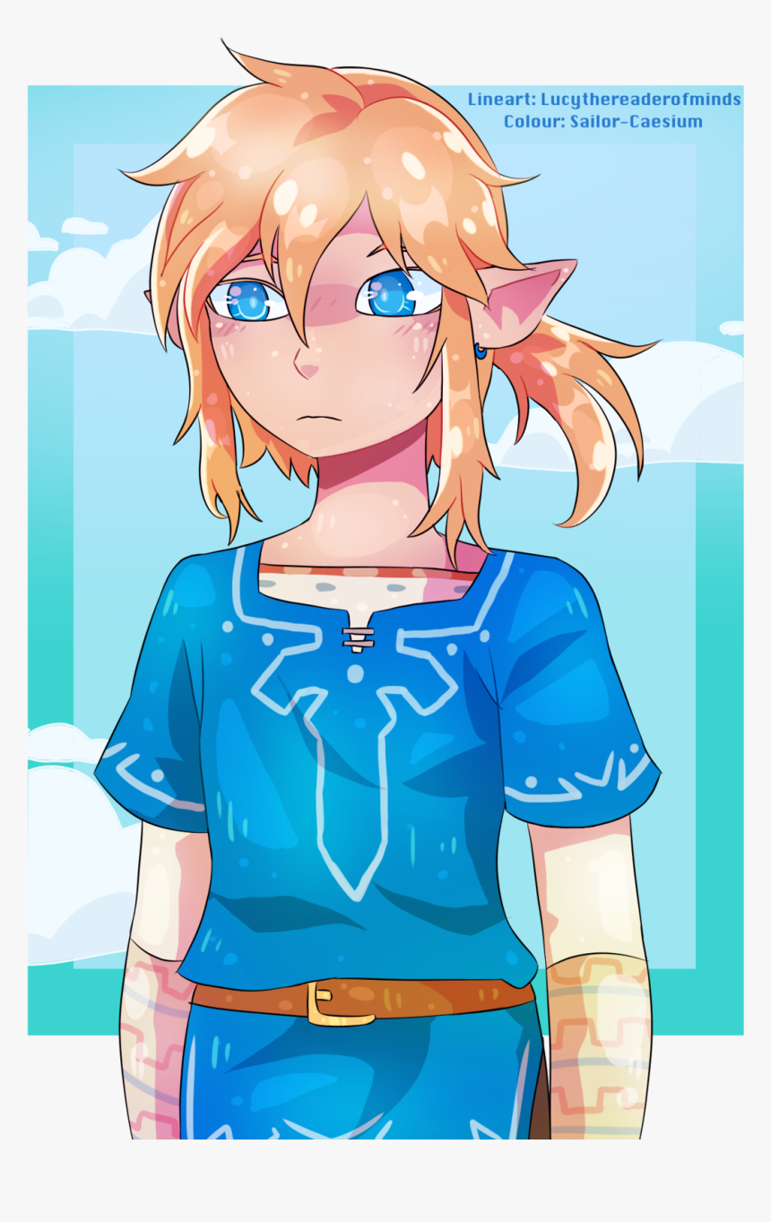 “a Collab I Did With @lucythereaderofminds, With Botw - Cartoon, HD Png Download, Free Download