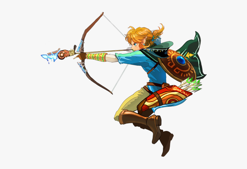 Breath Of The Wild Link Bow, HD Png Download, Free Download