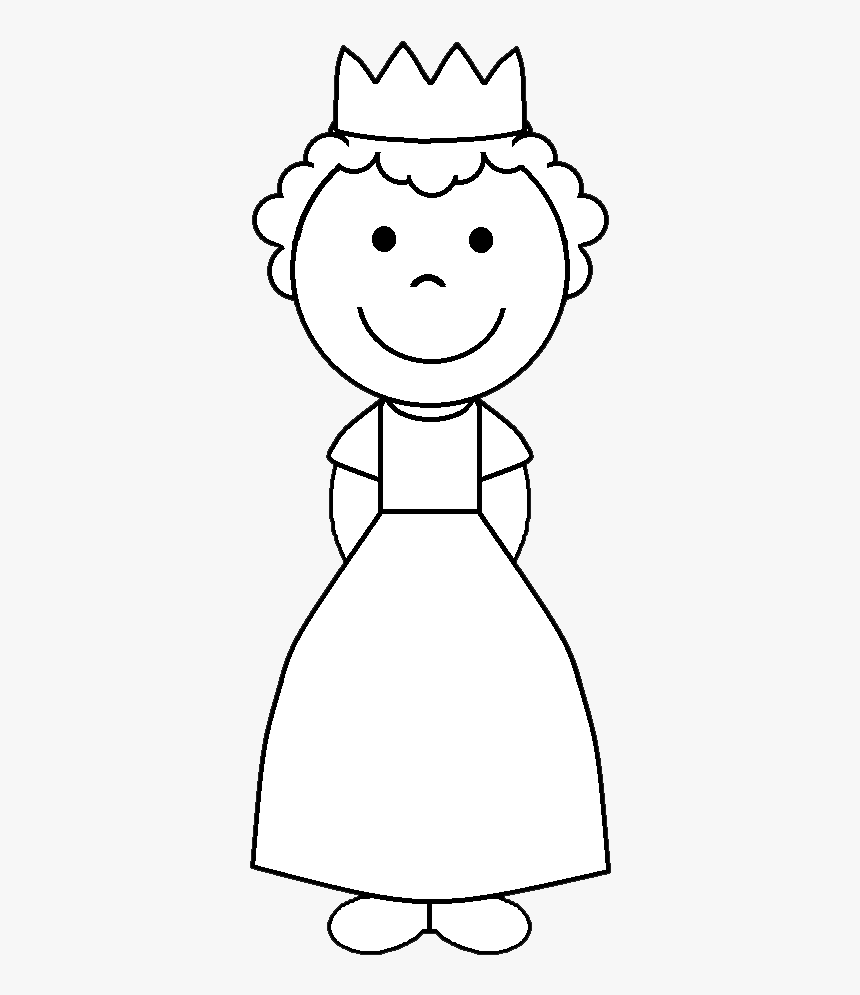 Background Courtesy Of - Princess Clipart Black And White Png, Transparent Png, Free Download