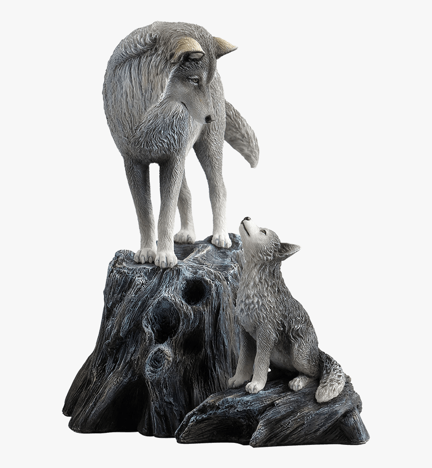 Guidance Wolf Statue - Statue, HD Png Download, Free Download