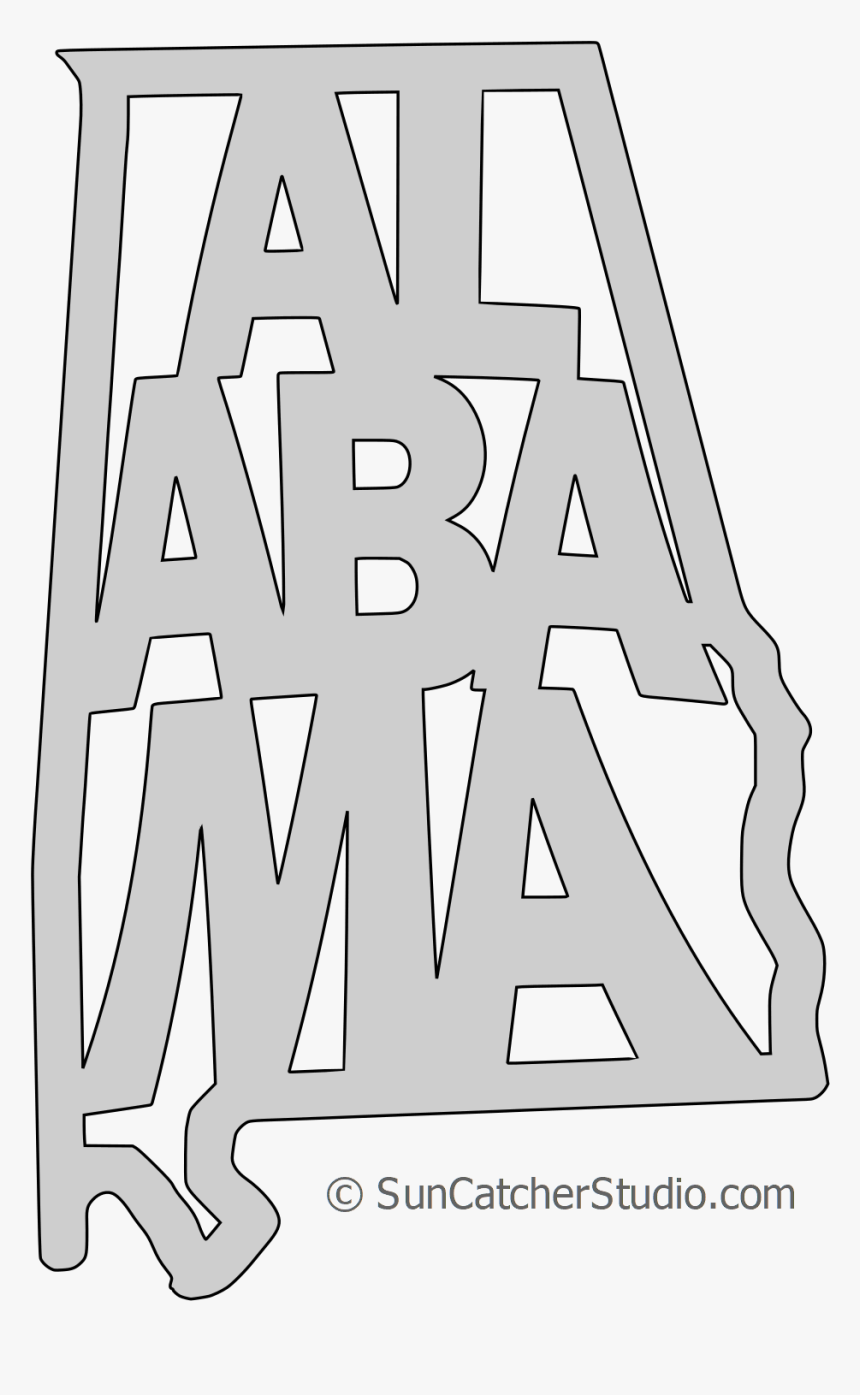 Transparent State Alabama Outline, HD Png Download, Free Download