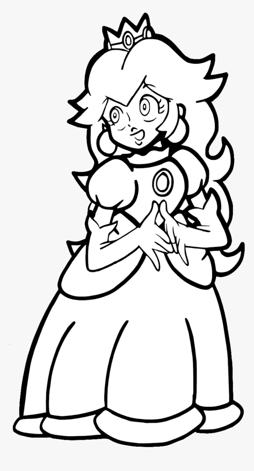 Clip Art Mario And Luigi Coloring Pages Coloring Pages Princess Peach 