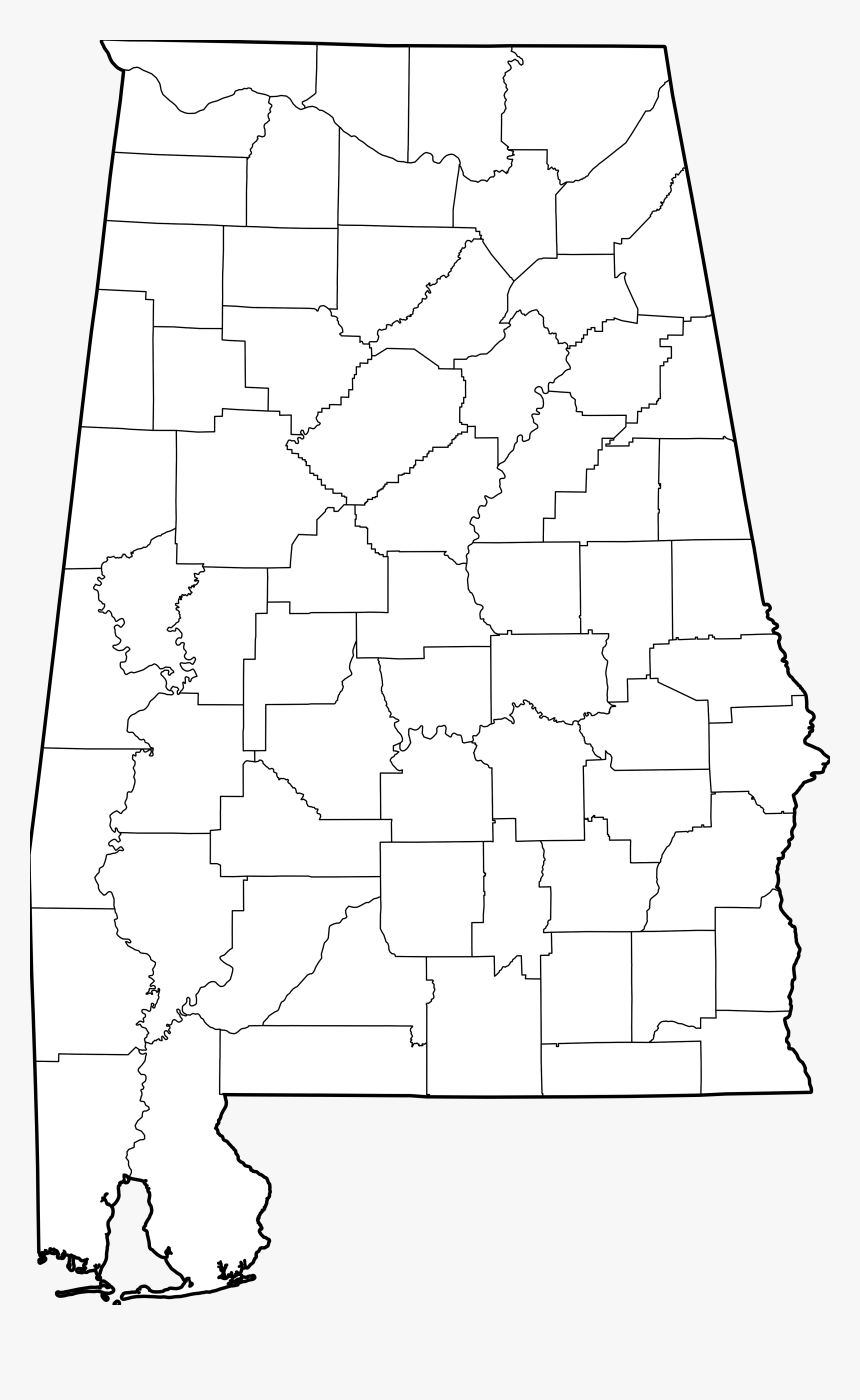 Map Of Alabama Montgomery, HD Png Download, Free Download