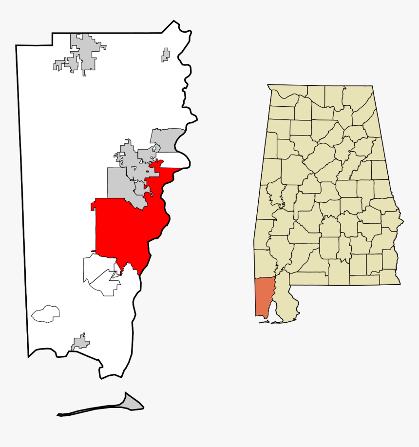 Transparent Alabama Outline Png - Map Of Alabama Counties, Png Download, Free Download