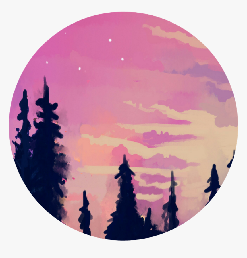 Forest Clipart Sunset - Aesthetic Wallpaper Hd, HD Png Download, Free Download