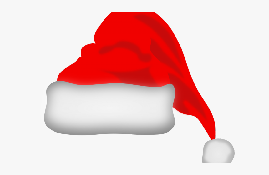 Santa Beard Cliparts - Clip Art Transparent Background Santa Hat, HD Png Download, Free Download