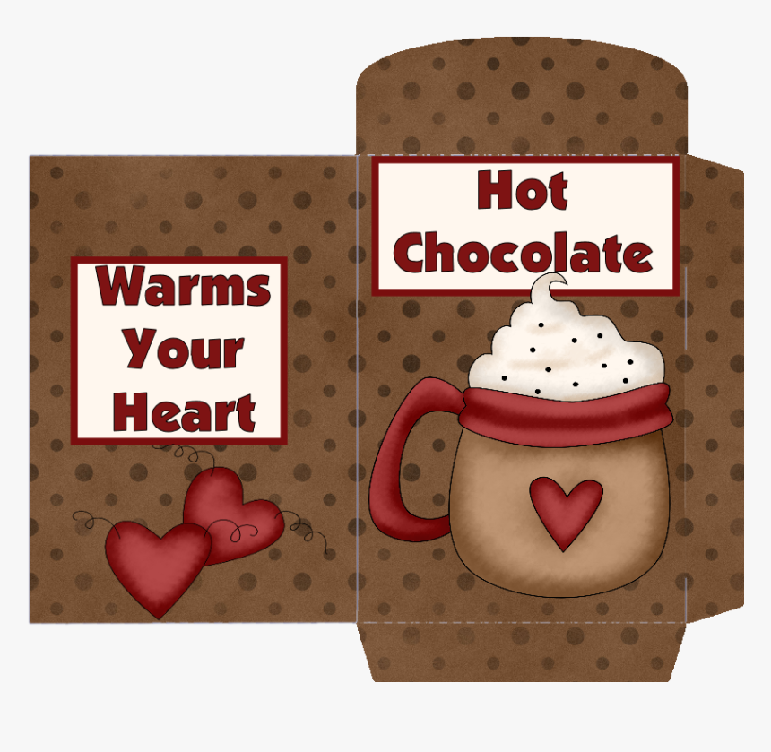 Hot Chocolate Warms Your Heart Coco Packet - Printable Hot Chocolate Envelope, HD Png Download, Free Download