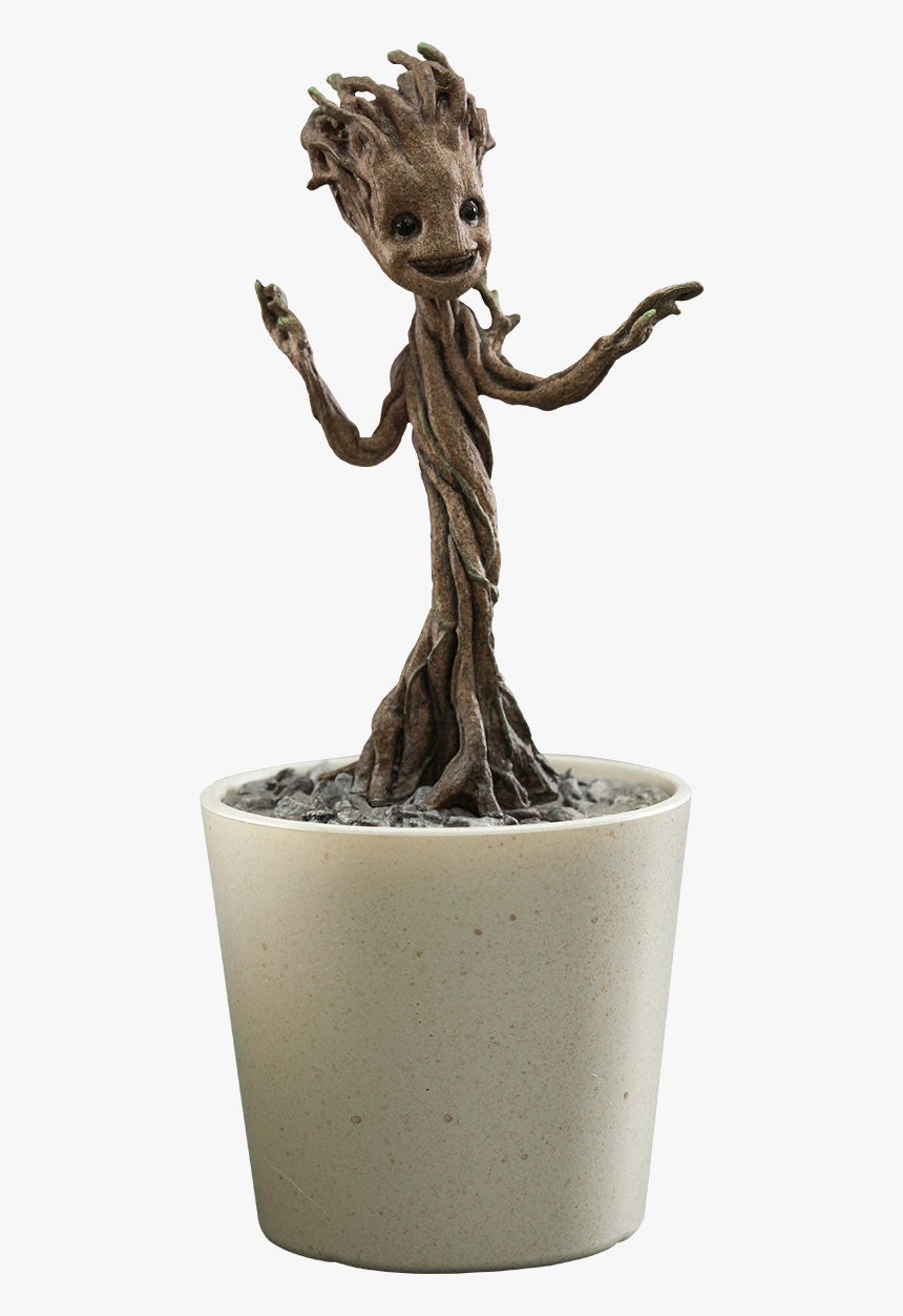 rocket with potted groot pop