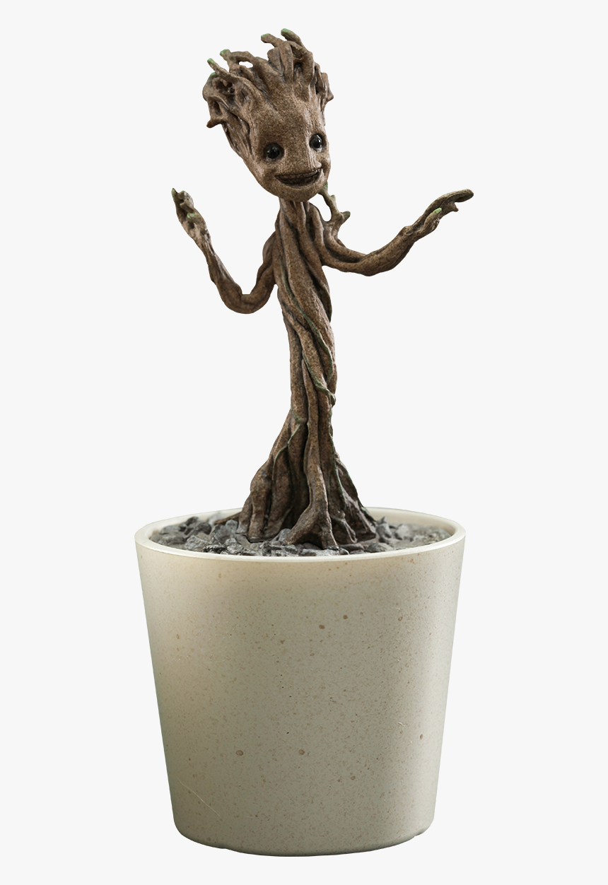 Baby Groot In A Flower Pot, HD Png Download, Free Download