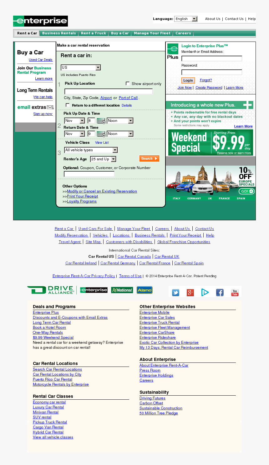 Enterprise Rent A Car Corporate Discount, HD Png Download, Free Download