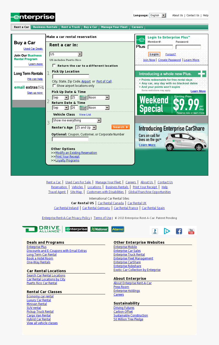 Enterprise Rent A Car Corporate Discount, HD Png Download, Free Download