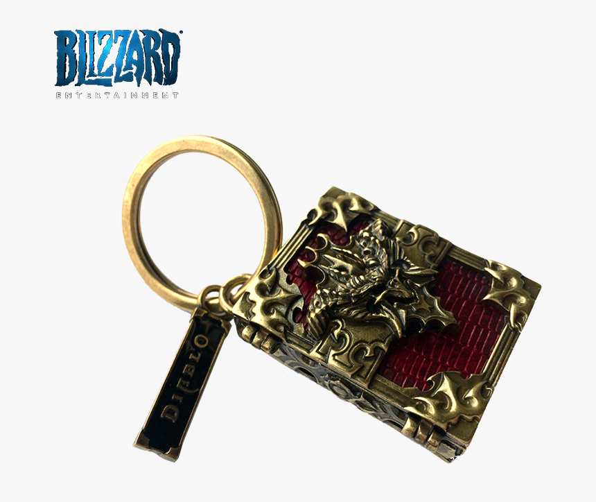 Diablo Iii Kane Book Key Chain Metal Pendant Key Chain - Diablo Book Of Cain Keychain, HD Png Download, Free Download