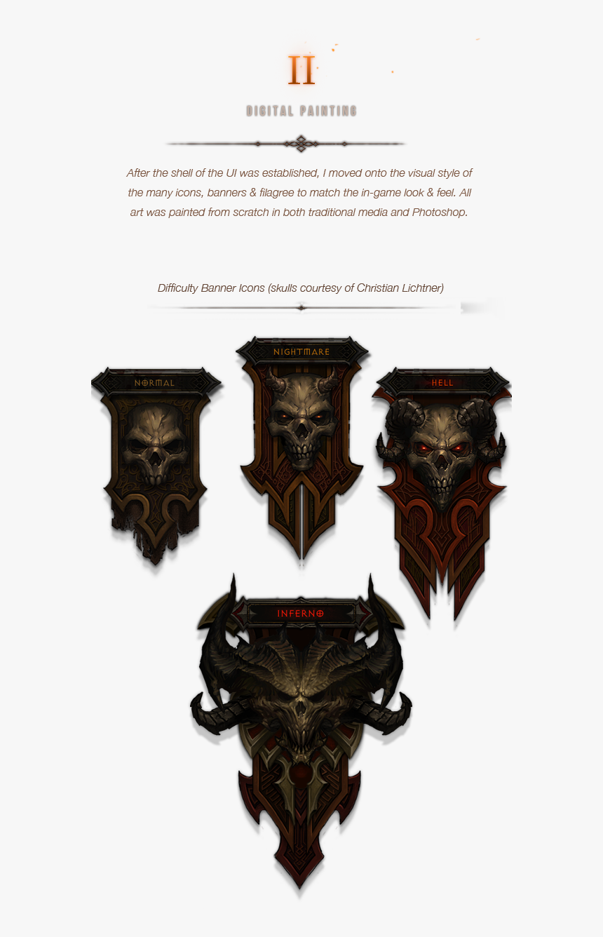 Diablo 3 Art Ui, HD Png Download, Free Download