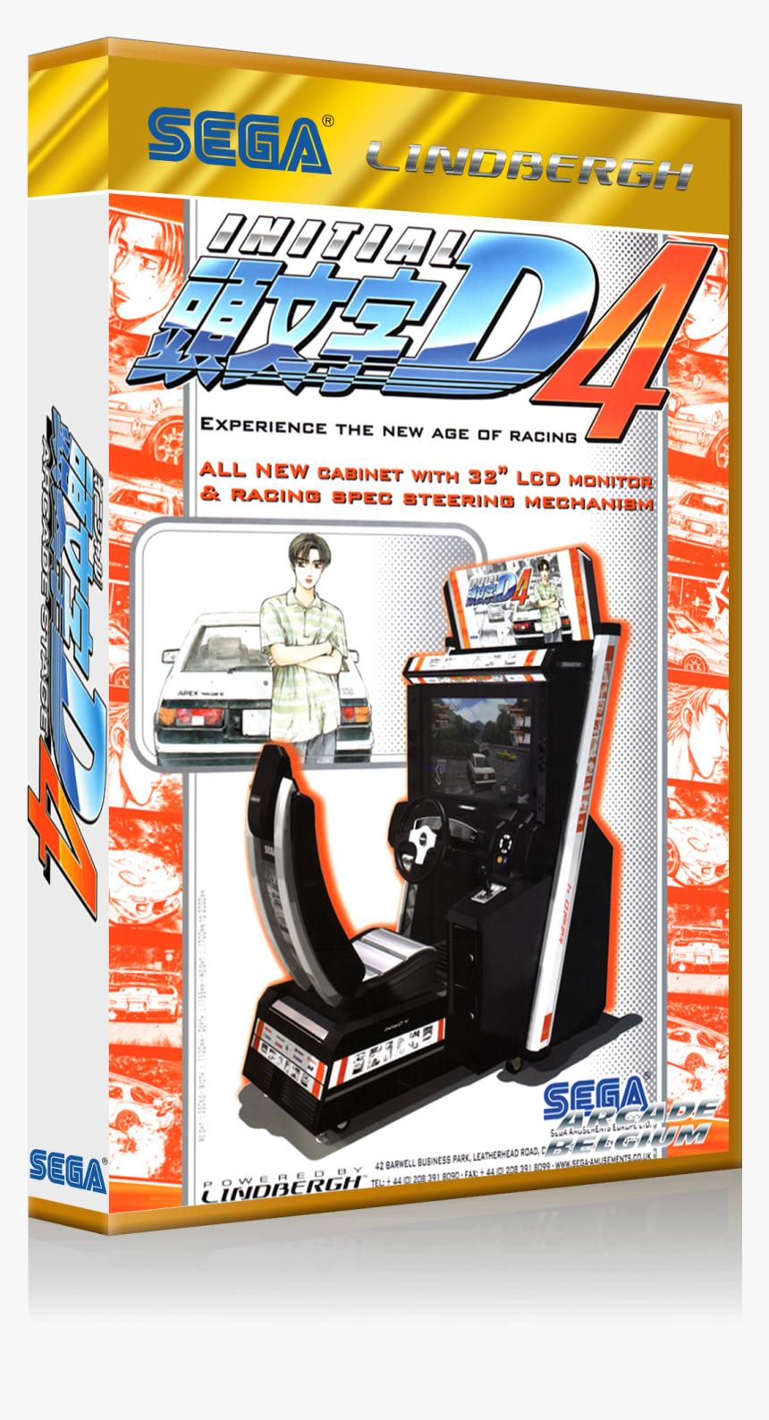 Initial D Arcade Stage 4-01 - Initial D 4 Arcade, HD Png Download, Free Download