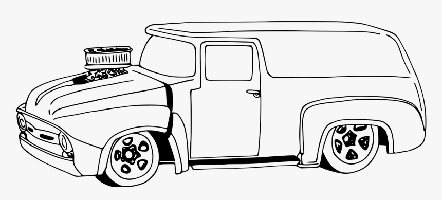 F56 Panel Hot Rod Clip Arts - Volkswagen Type 2, HD Png Download, Free Download