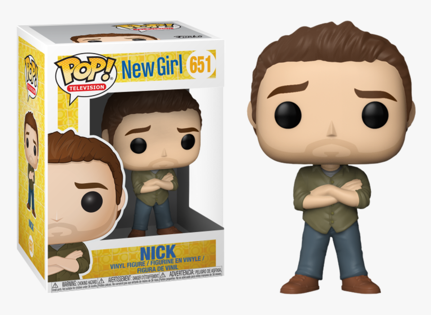 Nick Pop Vinyl Figure - Nick New Girl Funko Pop, HD Png Download, Free Download