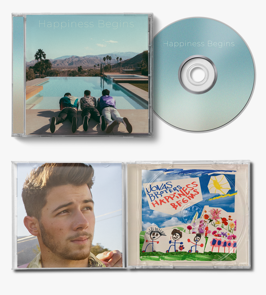 Exclusive Cd - Jonas Brothers Happiness Begins Cd, HD Png Download, Free Download