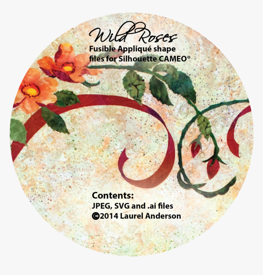 Wild Roses Cd With Cutting Files - Illustration, HD Png Download, Free Download