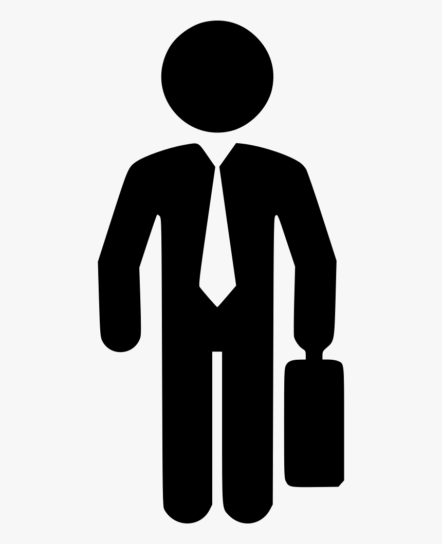 Man Suitcase - Man With Suitcase Svg, HD Png Download, Free Download