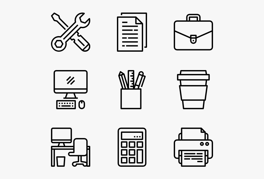 Suitcase Icons Free - Hand Drawn Png, Transparent Png, Free Download