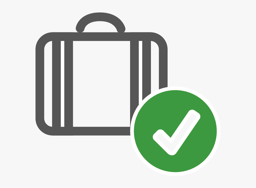 Acceptable Luggage - Baggage Check In Logo, HD Png Download, Free Download