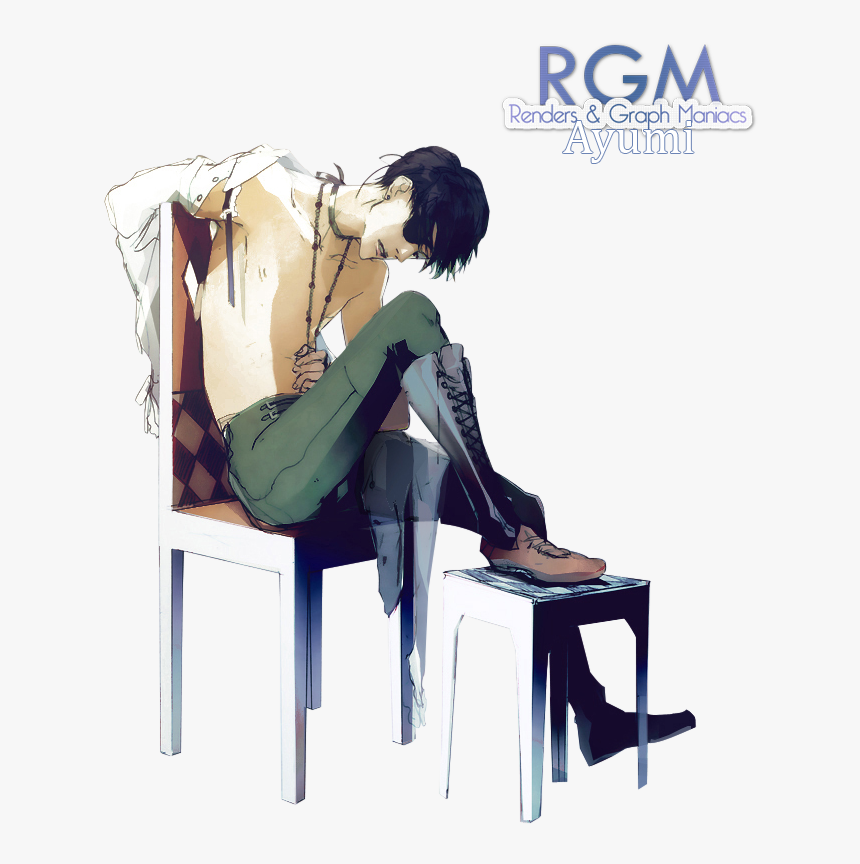Older Ciel Ciel Phantomhive Kuro Renders Black Butler - Sitting, HD Png Download, Free Download