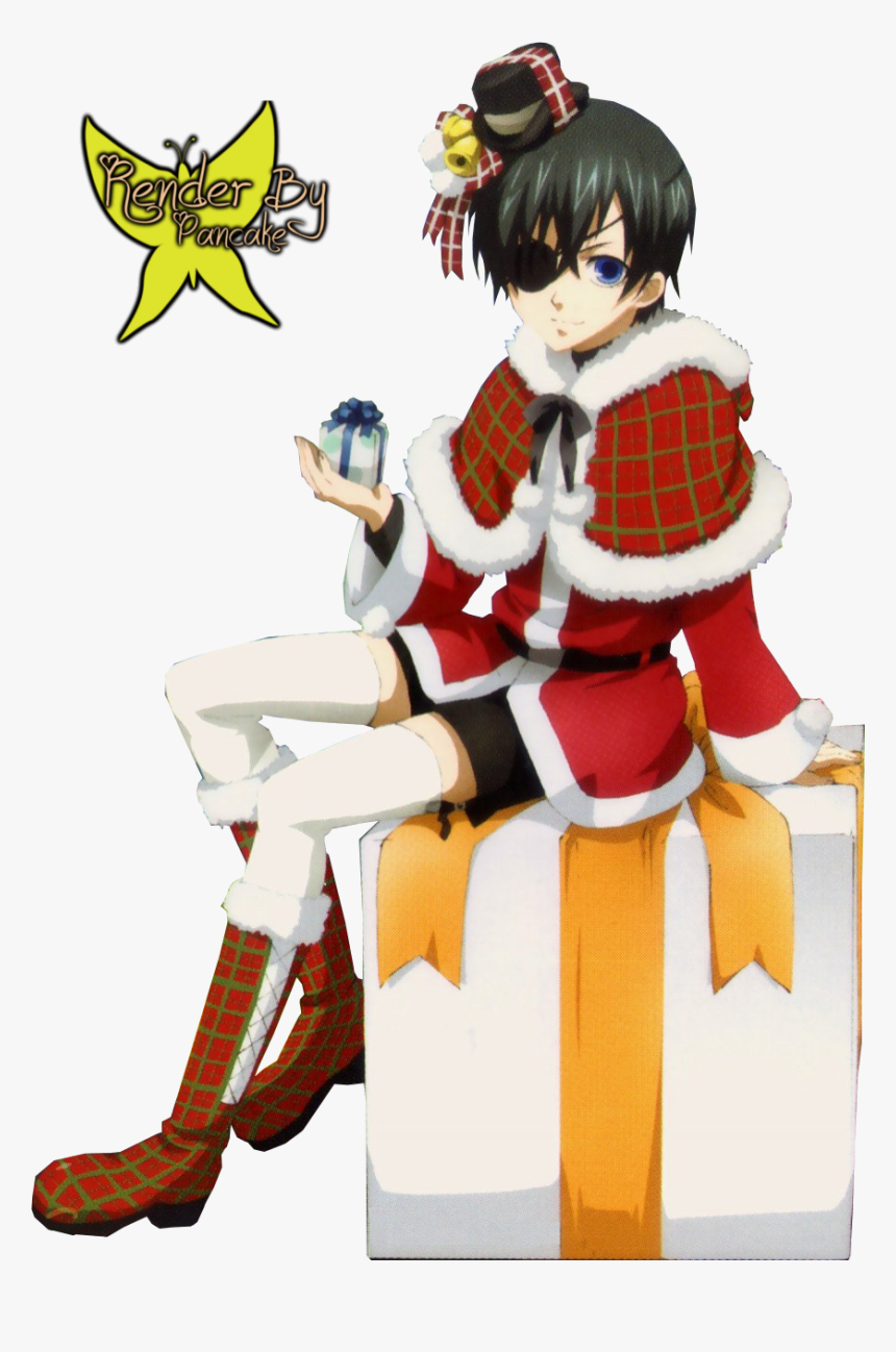 Ciel Phantomhive Png - Ciel Phantomhive Christmas, Transparent Png, Free Download