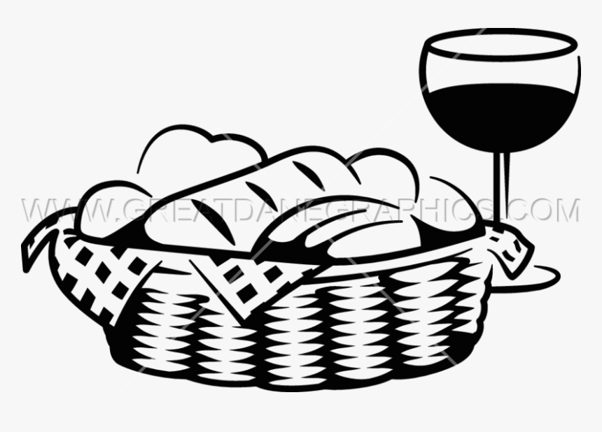 Jpg Transparent Stock Bread Basket Clipart - Bread Basket Free Vector, HD Png Download, Free Download