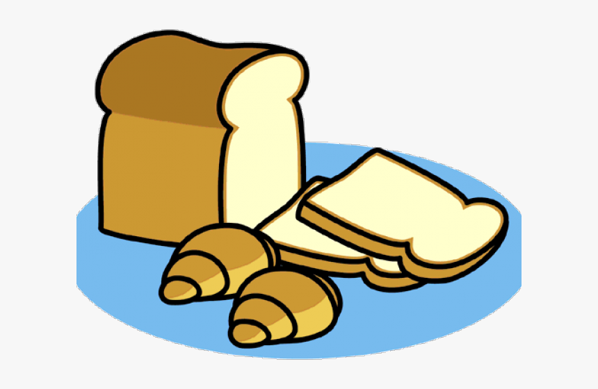 Bread Clipart Gambar - Clip Art Food, HD Png Download, Free Download