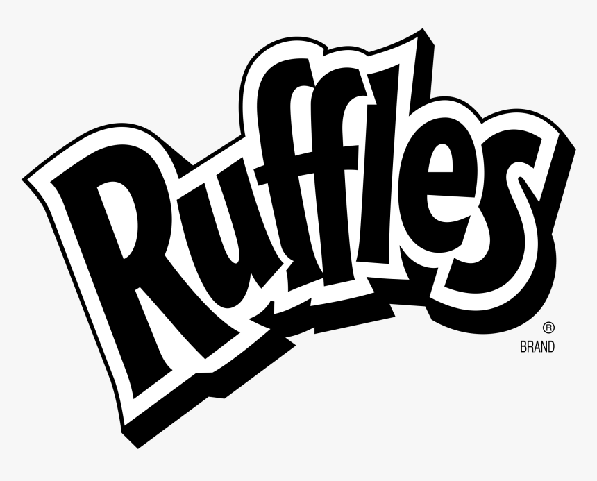 Ruffles Logo Png Transparent - Ruffles Logo Black And White, Png Download, Free Download