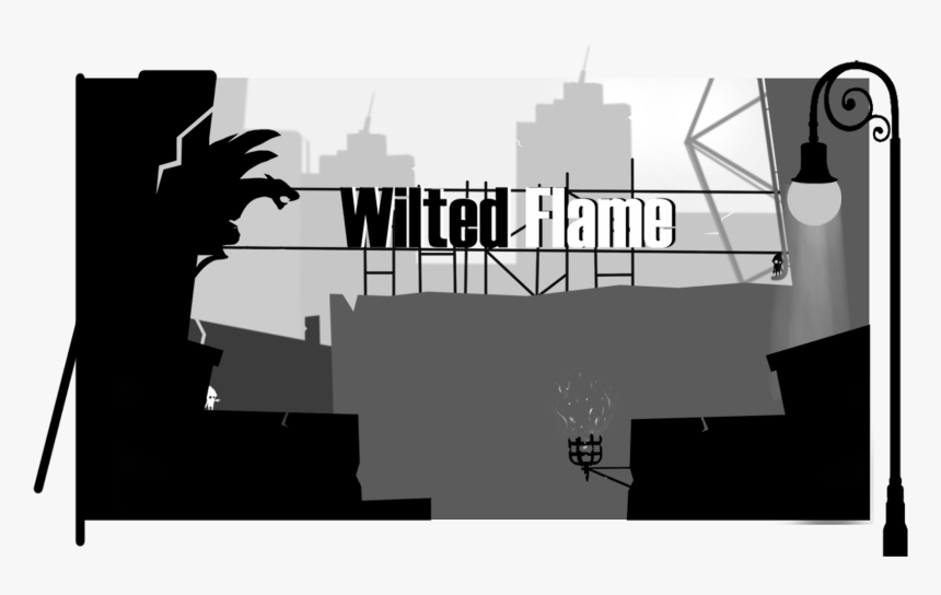 Wilted Flame - Silhouette, HD Png Download, Free Download