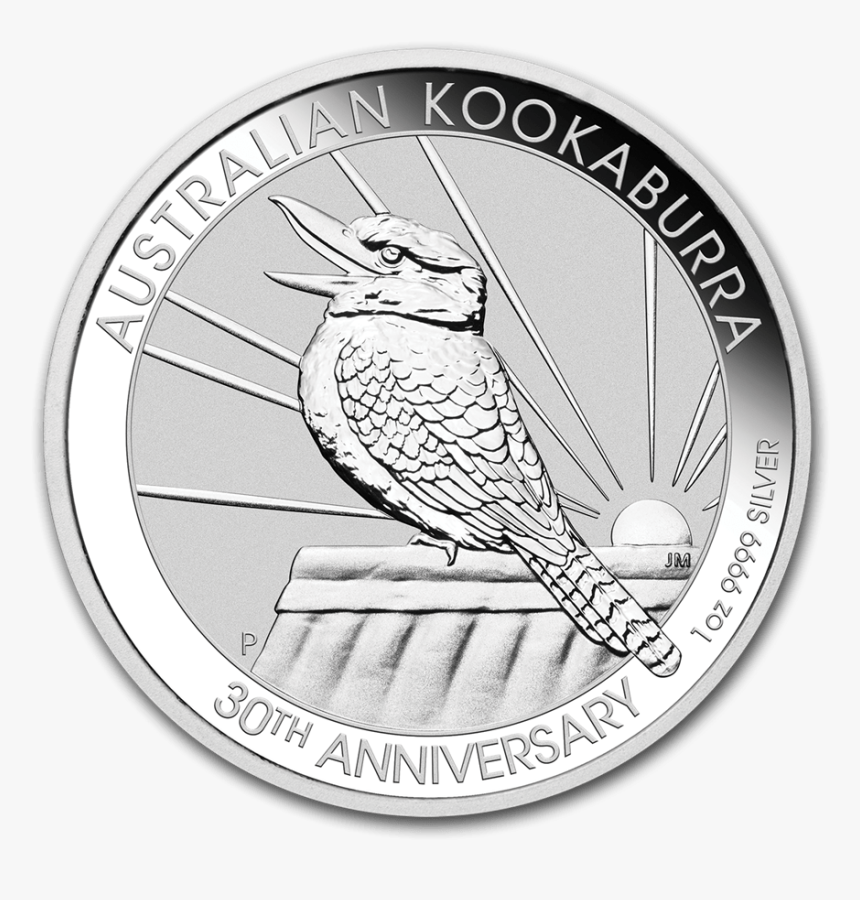 1oz Australian Kookaburra Silver Coin Reverse - Kookaburra 2020 1 Oz, HD Png Download, Free Download