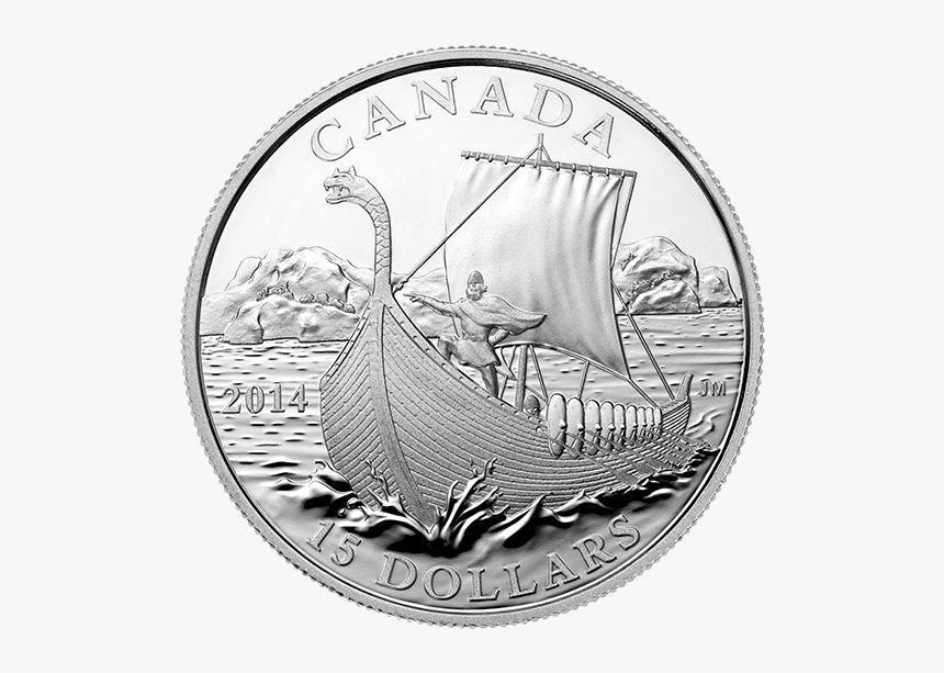 Quarter Silver Coin Canada - Canada Viking Coin, HD Png Download, Free Download