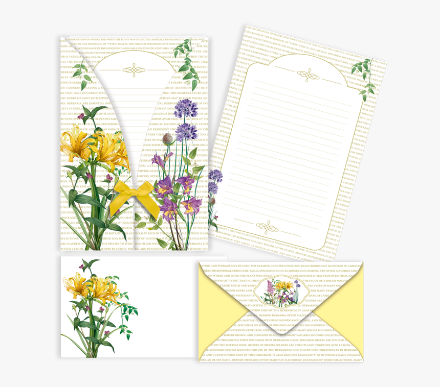 Letter Paper Set - Artificial Flower, HD Png Download, Free Download