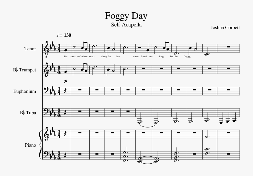 Transparent Foggy Png - Sheet Music, Png Download, Free Download