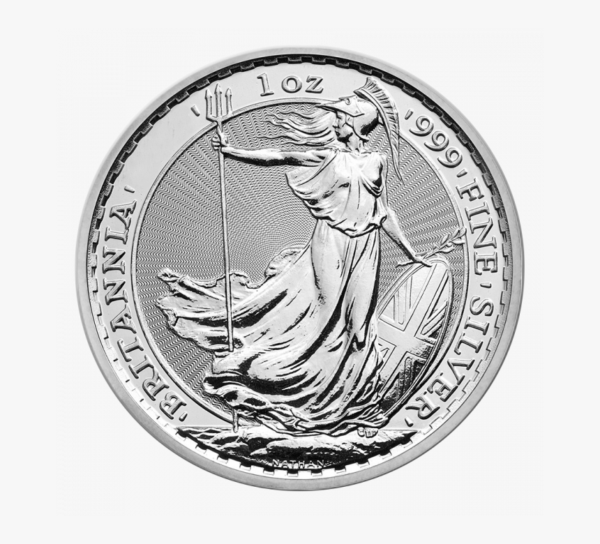 Britannia 1oz Silver Bullion Coin, HD Png Download, Free Download