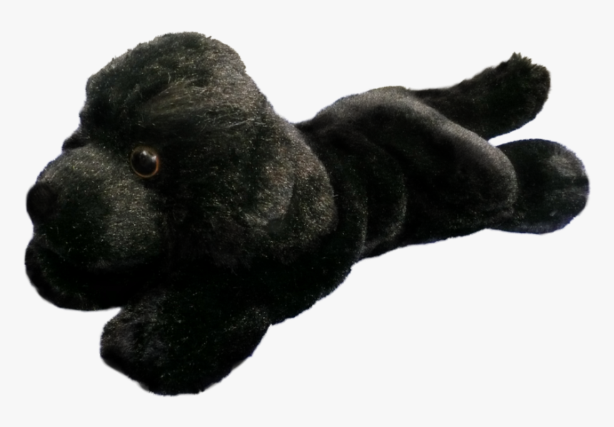 Black Dog Stuffed Animal Png, Transparent Png, Free Download